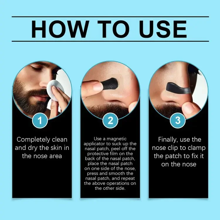 Breathing Aid Nasal Patches Kit for Snore Prevention, Gentle Airflow Enhancer, Smooth Sleep Helper, Portable Daily Care Set