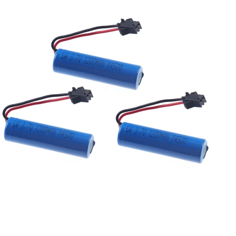 Batería lipo Original de 3,7 v y 1200mah para coche teledirigido JJRC C2 D828, piezas de coche teledirigido 14500 SM-2P, accesorios para juguetes