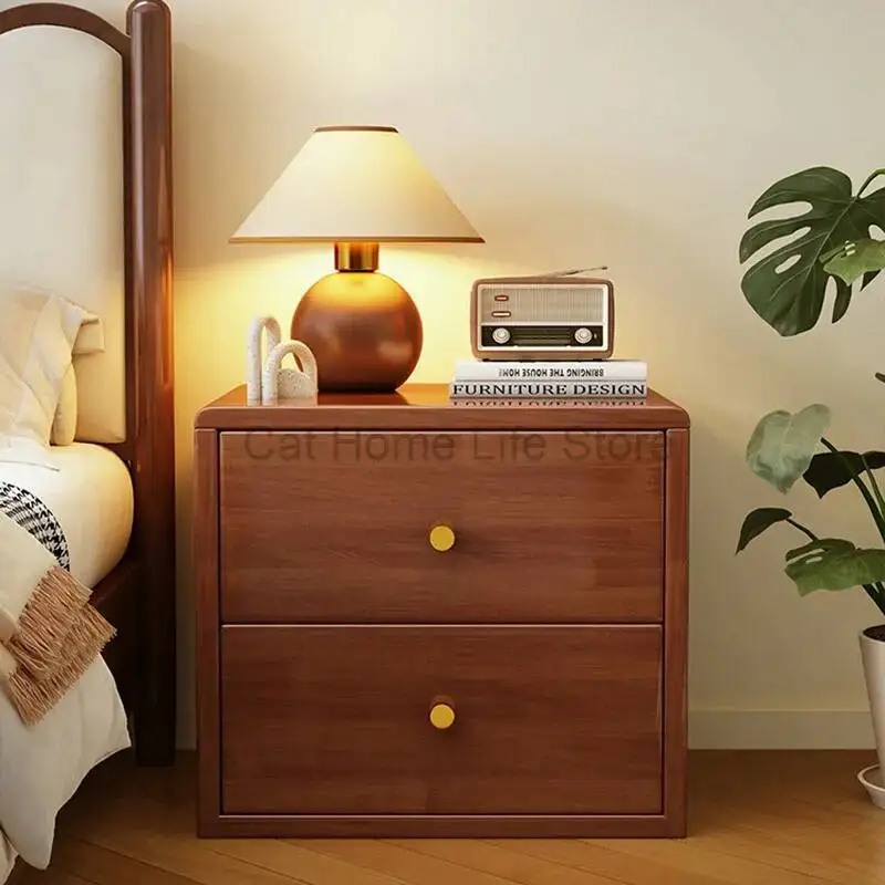 Irregular Mini Modern Round Nightstands Rattan Side Drawers Charging Nightstand Luxury Meuble De Rangement Bedroom Furniture