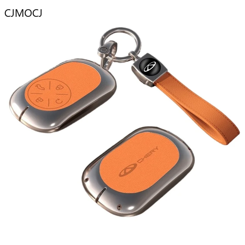 

Premium Zinc Alloy Key Cover Case for Chery Fengyun T11 / A9L / T9 / T10 (2026) - Protective Key Fob Shell Keychain