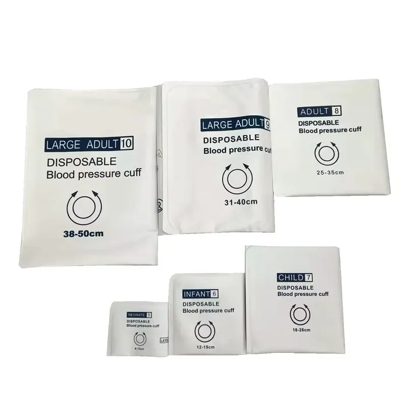 

Factory Disposable Cuffs Non-woven Double Tube Nibp Buff Wrist Pressure Cuff for Mec1000 Patient