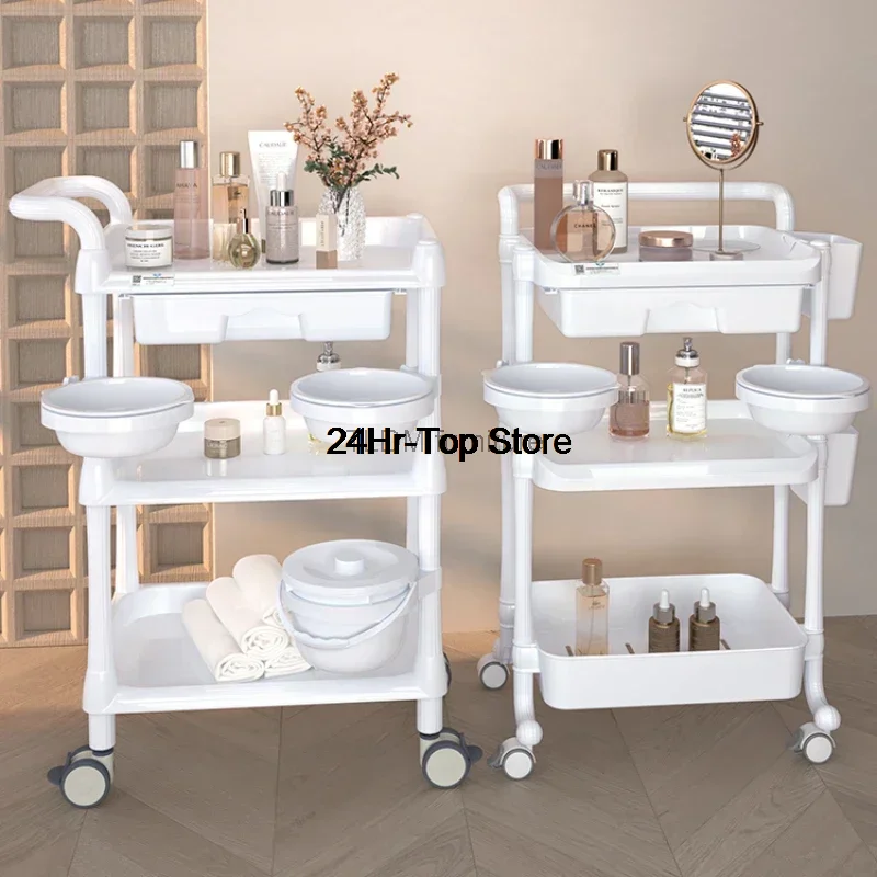 

Lash Spa Barber Salon Trolley Tattoo Tea Nails Beauty Salon Trolley Pedicure Make Up Chariot Coiffure Salon Furniture WKST