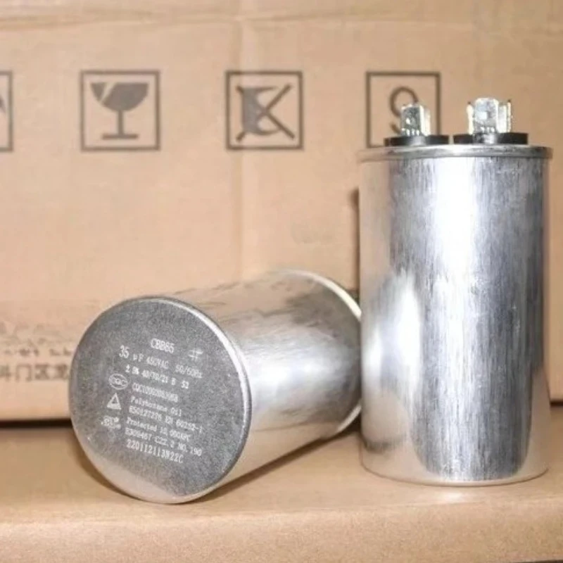Original FOR Gree air conditioner capacitor CBB65 for outdoor unit compressor start, 25/30/35/40/45/50/60μF,450V, explosion-proo