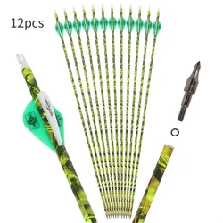 SP500 punta de flecha carbono con paleta de goma para tiro con arco