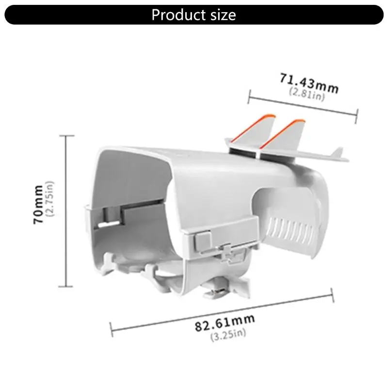 02de Tooless Mount Mount Tail Fin Guar