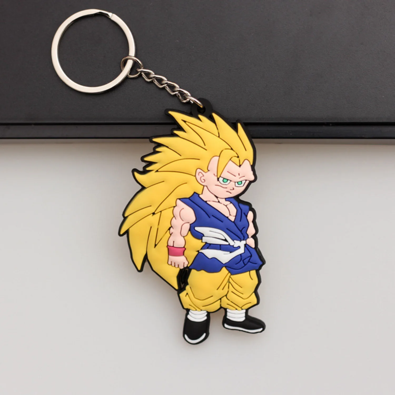 Dragon Ball Anime PVC Doll Cars Keychain Pendant for Men and Women\'s Universal Decorative Products Accessory Birthday Gift