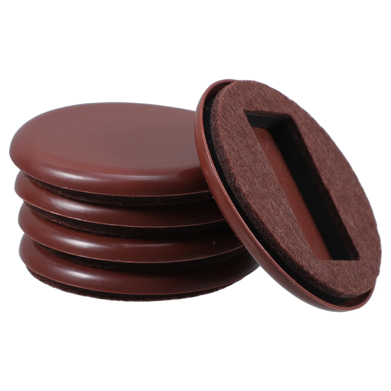 

5pcs Non Slip Pads Felt Floor Protectors For Office Desk Chair Wheels Anti Skid Pads Hardwood Tile Carpet Chair Leg Stopper