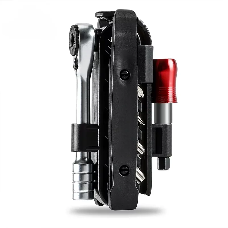 Portable Ratchet Wrench Kit Multifunction Bicycle Tools 14 In 1 Multitool Set Tyre Lever MTB Road Bike Gadgets