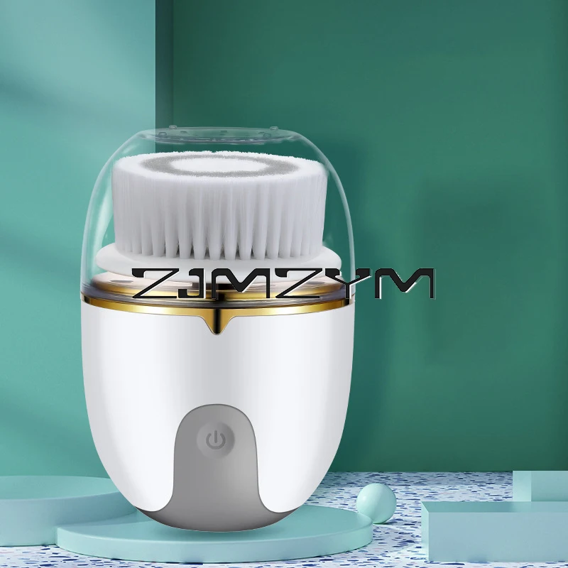 แปรงทำความสะอาดหน้าไฟฟ้าแบบหมุนได้แปรงสบู่ล้างหน้าดูแลผิวแปรงกำจัดสิวหัวดำเครื่องมือทำความสะอาดล้ำลึกแบบ360เครื่องดูดสิว