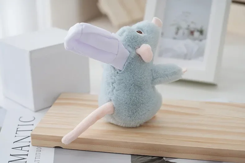 ديزني راتاتوي أفخم مفتاح سلسلة الطبخ الماوس الملك قلادة دمية لعبة ظهره قلادة سيارة الديكور الإبداع الاطفال هدية