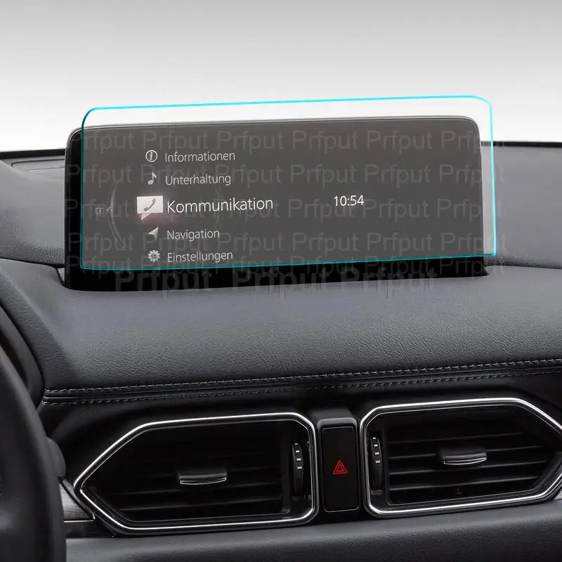 Tempered glass protective film Anti-scratch Film for Mazda CX-5 2022 10.25 inch Car infotainment GPS navigation film screen