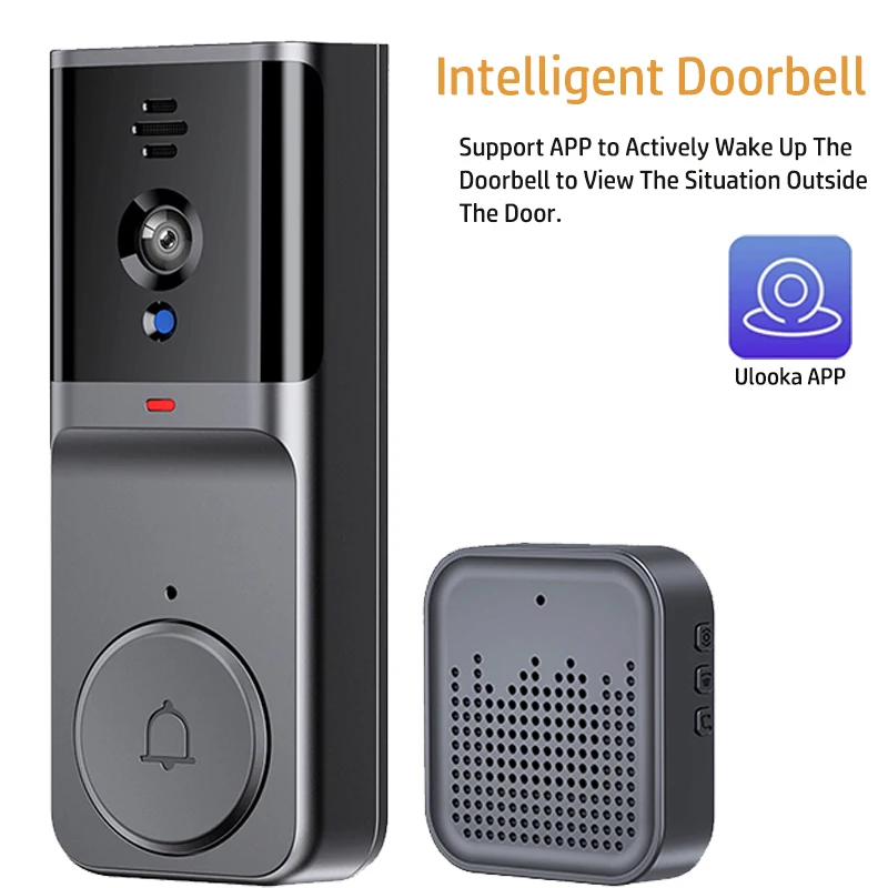 

Smart Home Video Intercom Wireless Doorbell Support APP Remote Video Active Wake-up View Home Apartment Security Protection