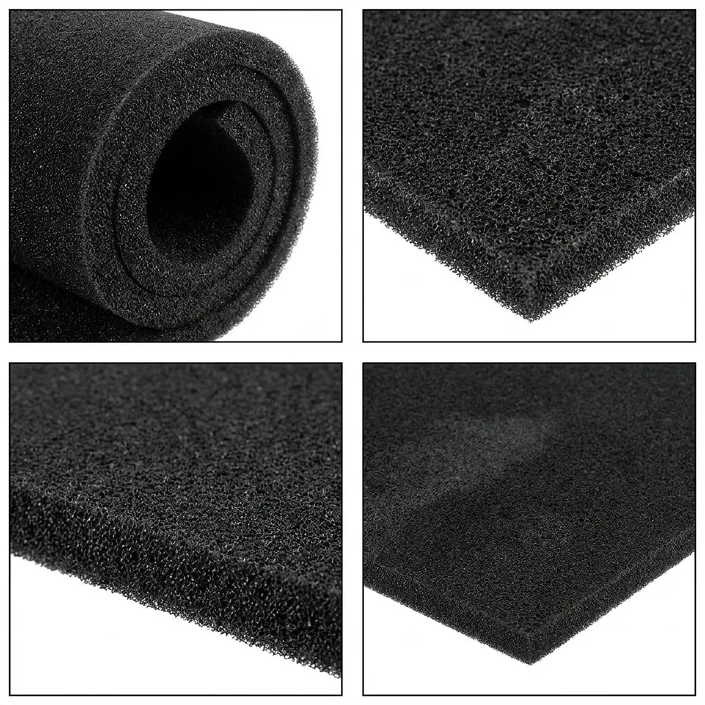 Cuttable Sponge Filter Roll 40cm x 100cm x 0.8cm Washable Polyurethane for Air Purifiers and Window AC Systems