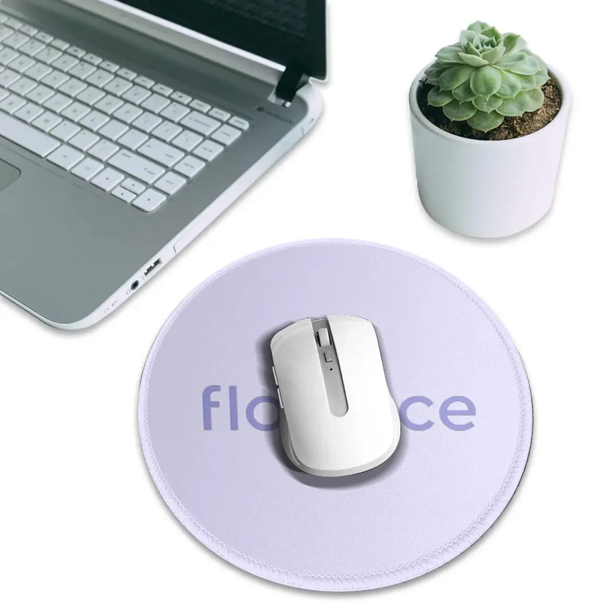 Florence By Mills Millie Bobby Brown Round Mouse Pad Computer Keyboard Mouse Mat Gaming Laptop Desk Mat