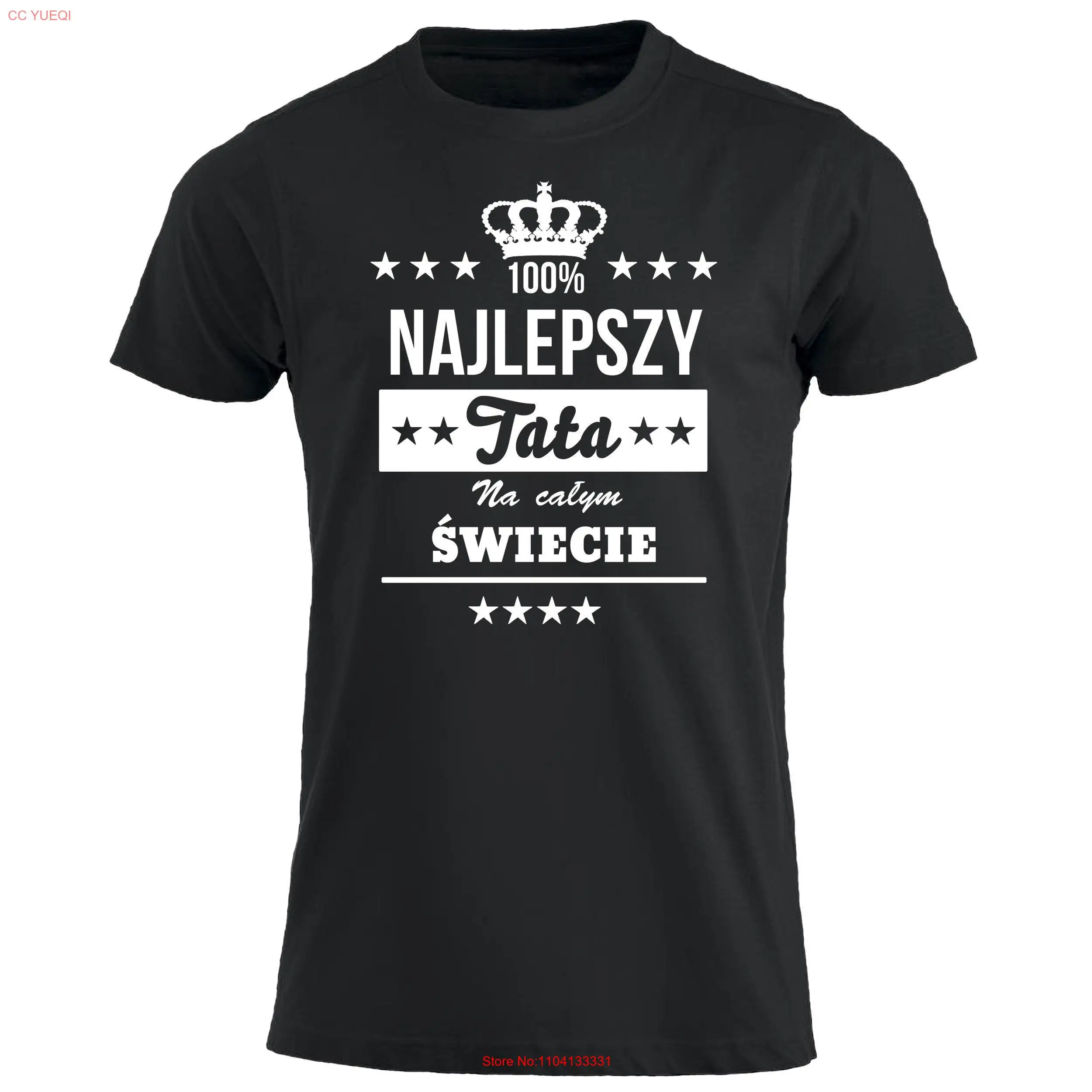 Najlepszy Tata na Swiecie Ojciec Polska Koszulka Prezent dla Taty T shirt Polish Dad s Ideas for Father's Day Birthday Dzien