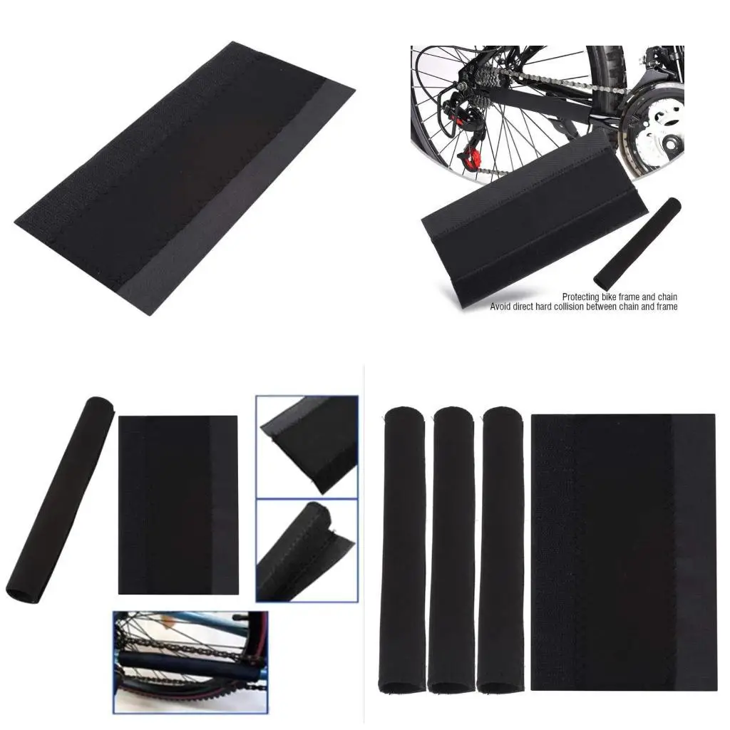 

R6FE Bikes Frame Chain Protectors Sticker Guard Pad Cover Wrap Cyclings Chain Care Staying Posted Frame Chain Sticker Guard