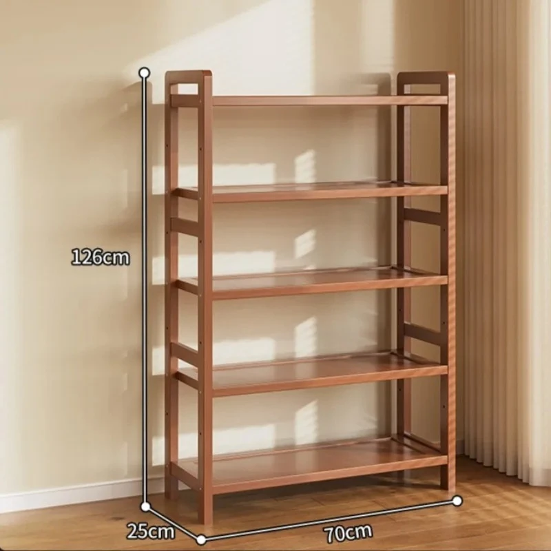 

Bamboo multi-layer shoe storage rack, simple shoe cabinet at the entrance, kitchen storage rack, living room storage rack