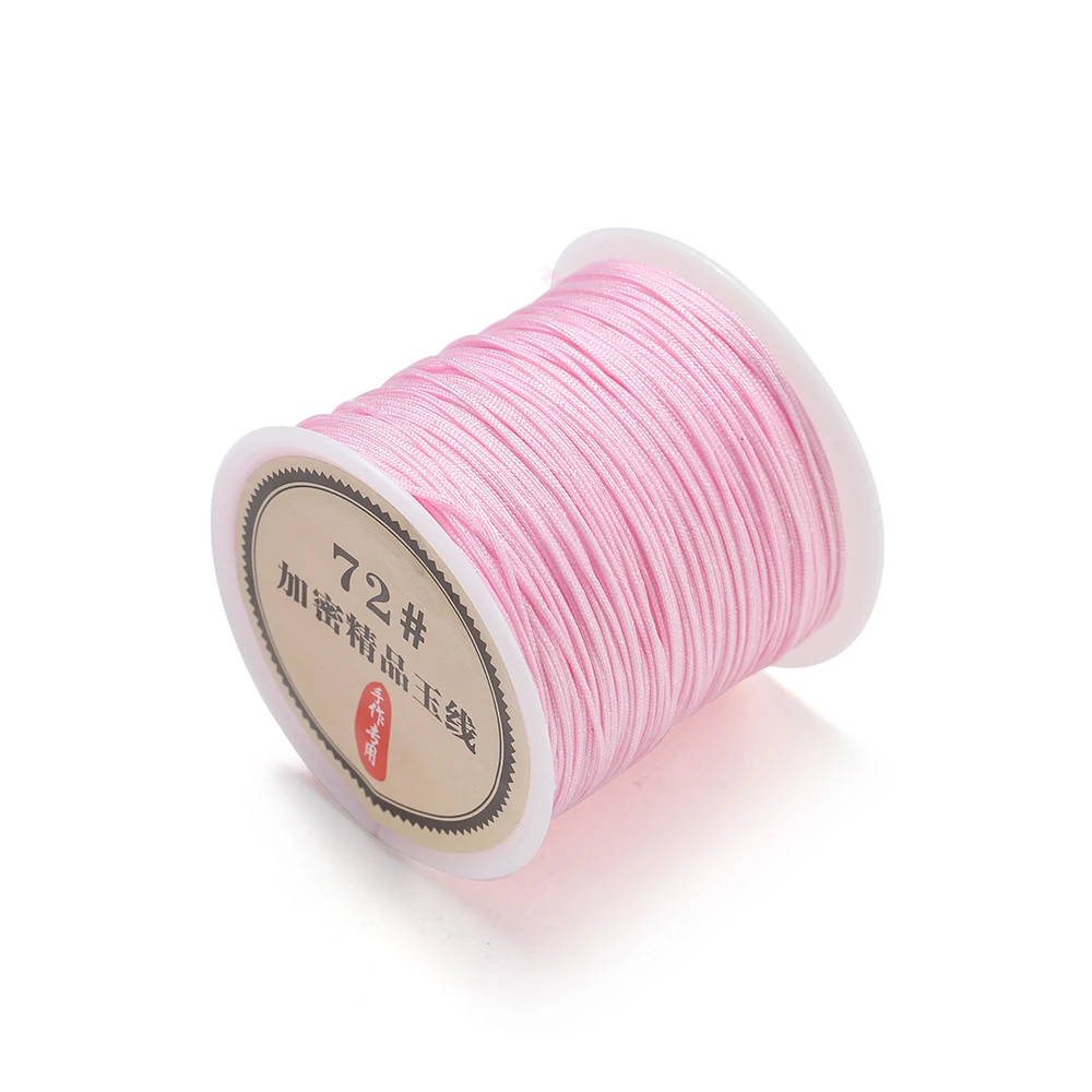 10/50M 0,8mm Nylon Faden Schnur Makramee Seil Armband Geflochtene Schnur Für DIY Quasten Perlen Schnur schmuck Machen Zubehör