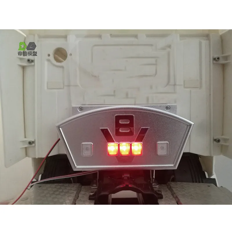 스카니아 트럭 DIY 부품용 RC 1/14 자동차 쉘 버클 라이트