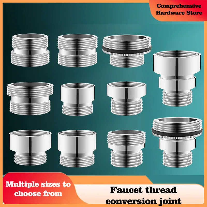 Faucet Aerator Adapter – G1/2 (4) to 20/22/24/28mm Thread Converter for Tap, Aerator, and Water Purifier