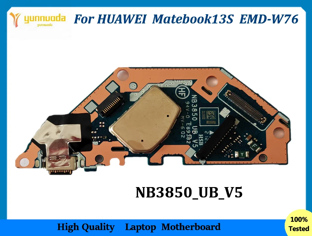 NB3850_UB_V5 For HUAWEI Matebook13S EMD-W76 USB Tpcy-C POWER BOARD NB3850 test fully