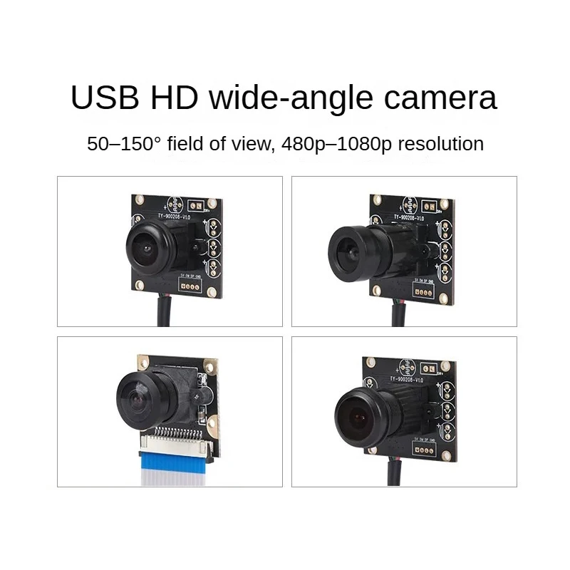 GC0308/IMX219 50-150 Wide-Angle Camera USB Drive Smart Car ROS Robot Vision Module for Jetson NANO Raspberry Pi Robot DIY Parts