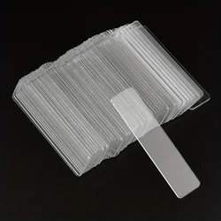 50pcs/Set Clear False Nail Art Tips Display Stand Holder Strip 1 Roll Double Sided Adhesive Sticker Practice Showing DIY Tools