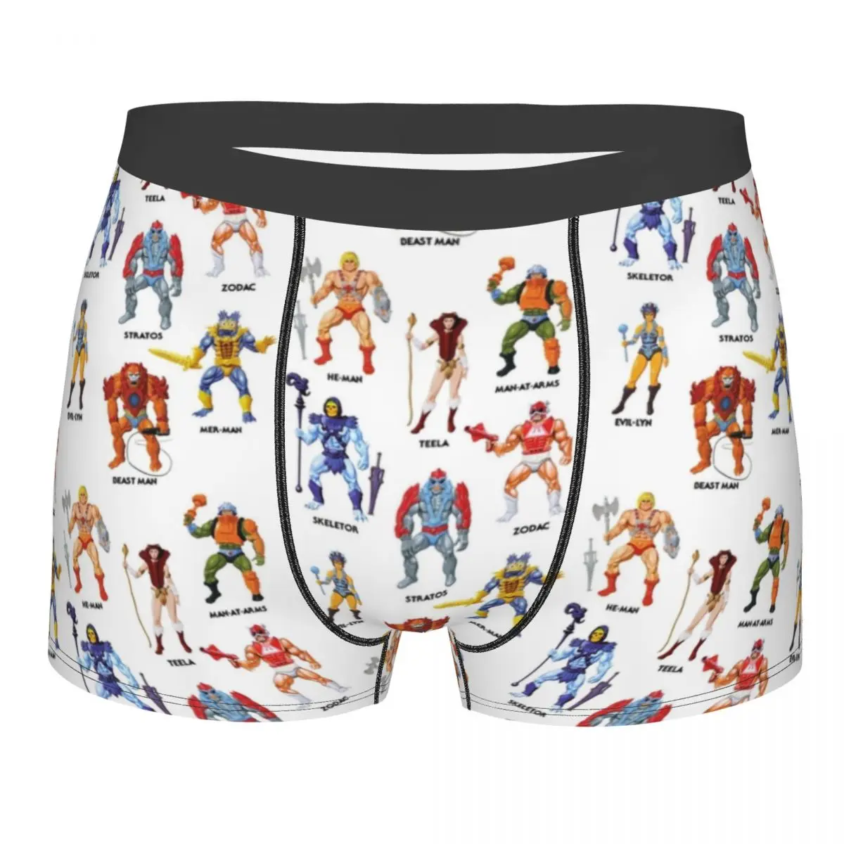 Custom Masters Of The Universe Heroes Boxer Shorts For Men 3D Print Male He Man Underwear Panties Briefs Soft Sexy Underpants