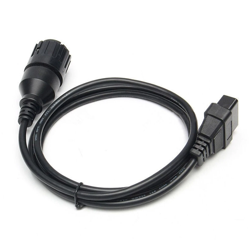 OBD 2 Extension Cable for BMW Motorcycles 10 Pin Adapter ICOM D Cable for BMW 10Pin to 16Pin OBD2 Diagnostic Connector