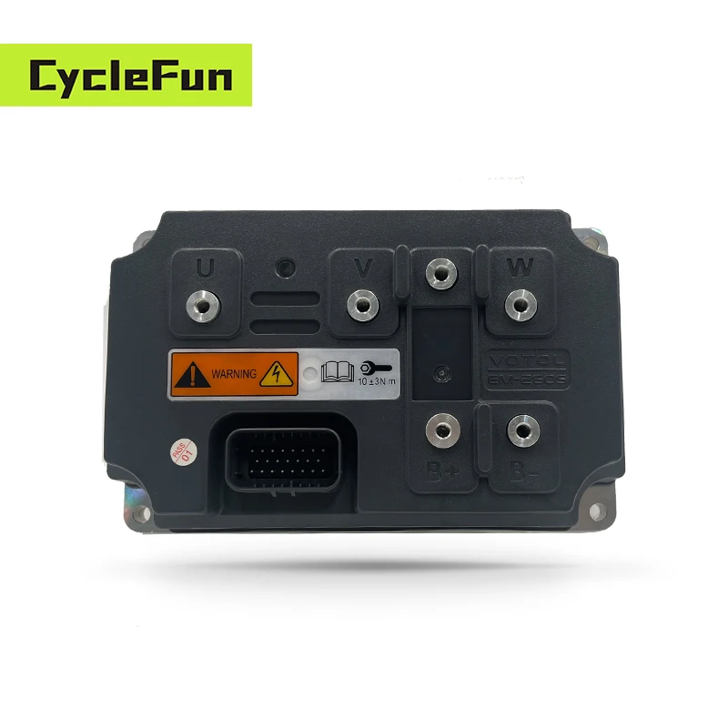 وحدة تحكم Votol EM-260s 72 فولت 600a BLDC قابلة للبرمجة مع شاشة DKD لمحرك PMSM متوسط الدفع للدراجات النارية الكهربائية