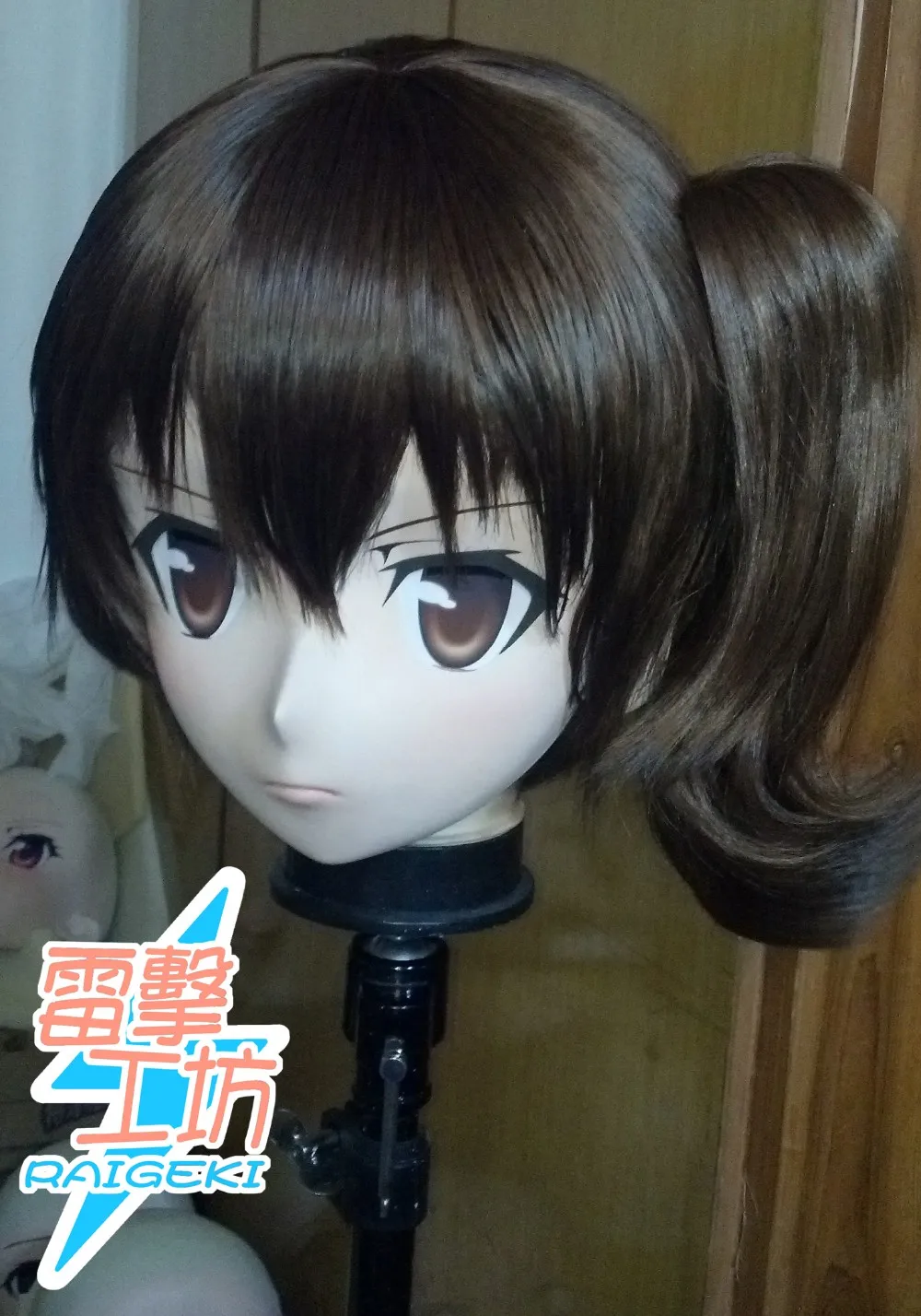 (KM91910)Top Quality Handmade Female Resin Full Face Cosplay Mask Kigurumi Crossdresser Doll