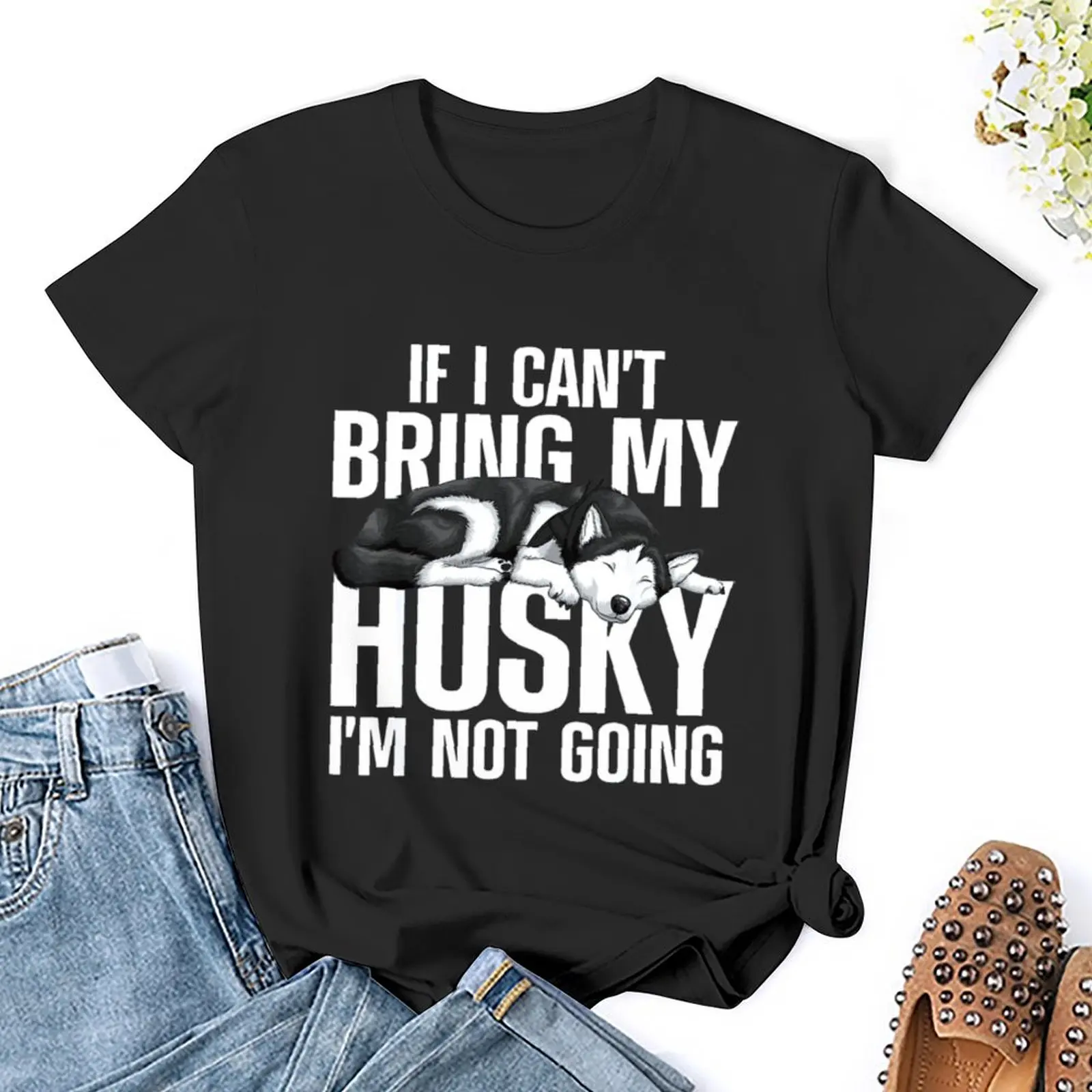 Best Husky For Men Women Siberian Huskies Dog Lover Trainer Shirt Graphic Shirt Casual Short Sleeved Female Tee T-Shirt