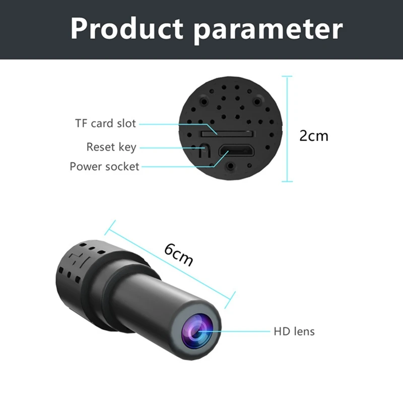 Mini Camera HD 1080P Wifi Micro-Camcorder Video Secret Audio Recorder DVR Remote Control Motion Sensor Cam Action Cam