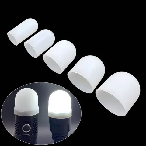 Silicone White Rubber Diffuser for SP31 SC31 S11 SC18 SC32 SP35 SP36 SP33S IF22A C8G IF25A S2 C8 MT01 TS21 LED Flashlight