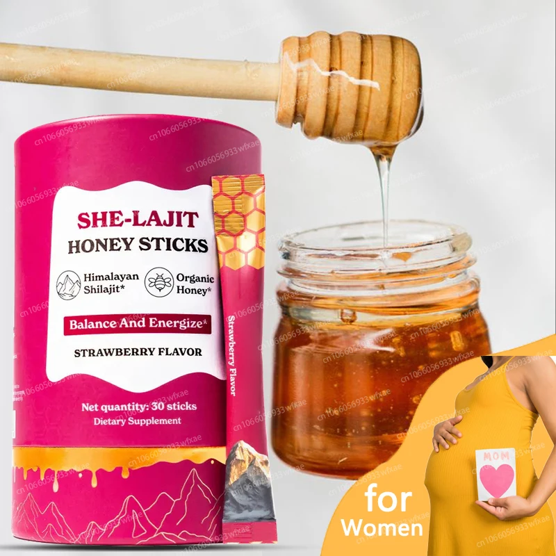 

Женские медовые палочки Shilajit, повышение энергии и иммунитета, поддержка гормонального баланса, фокусировки и выносливости, 30 палочек