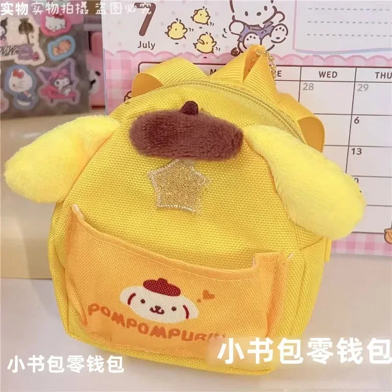 Kuromi  Anime Kawaii Sanrio My Melody Fashion Storage Bag Cute Cinnamoroll  Ins Creative Coin Wallet Handbag Gifts for Kids