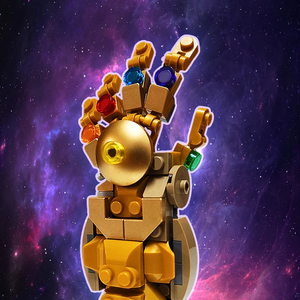 Moc Infinity Gauntlet Building Blocks Movie Model Props Building Block Bricks Sets Toys Kids Educational props Boy Birthday Gift