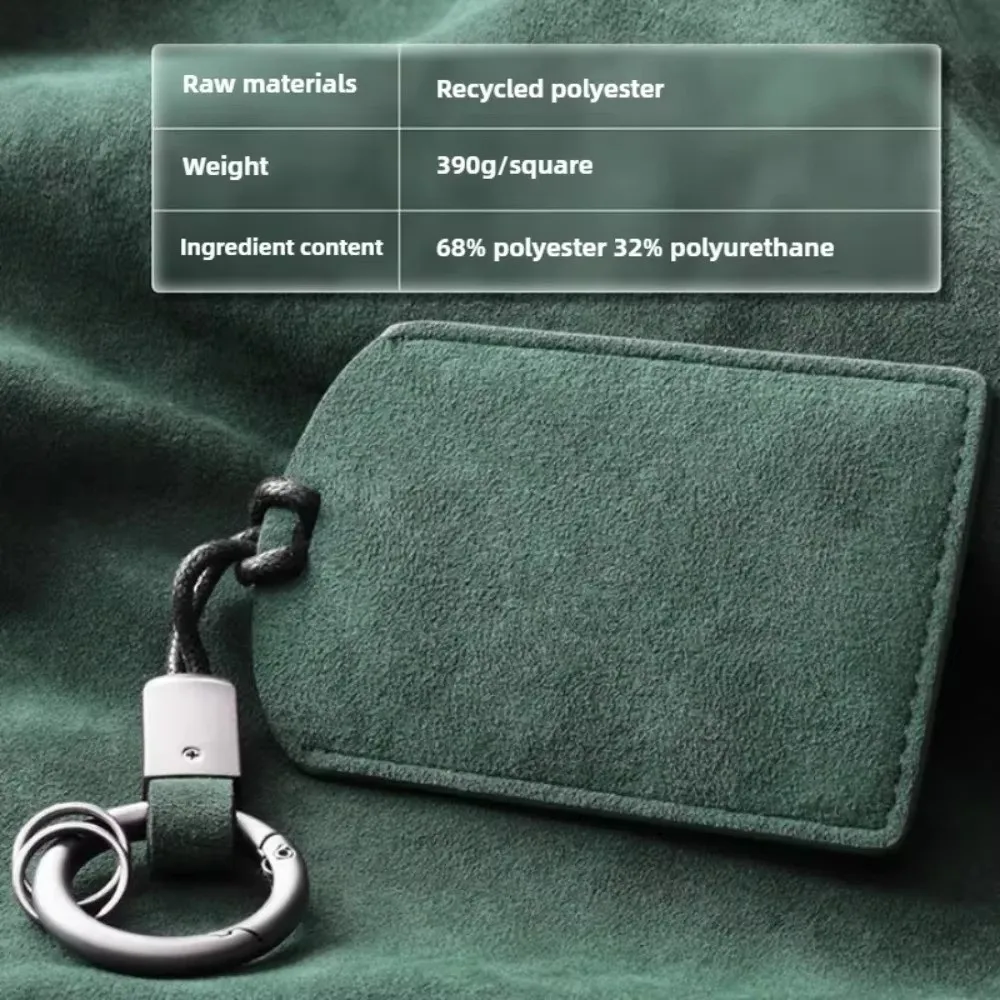 Portable Genuine Leather Car NFC Card Holder Mini License NFC PVC Card Cover Flip Suede Cover Key Cover Auto Accessories