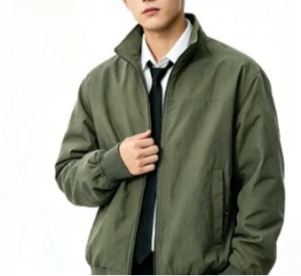 Men's Spring and Autumn Outdoor Jacket Jacket Casual Jacket Sports Top Stand-Up Collar Quick-Drying Thin