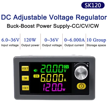 SK120 Control numérico voltaje de elevación CC regulador de voltaje ajustable fuente de alimentación CV módulo de carga Solar de corriente constante