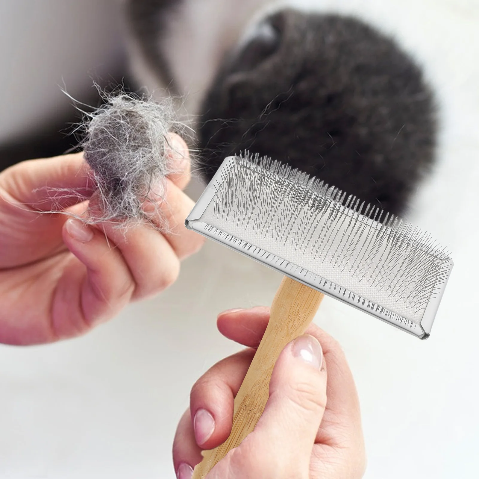 

Wool Carders Needle Felting Wooden Brush Ergonomic Hand Carders Multipurpose Felting Tools for Craft Projects Spinning Weaving