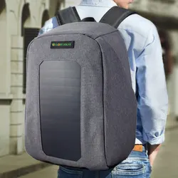 Men Backpacks Solar Charging School Bag Anti-theft Large Commuting Laptop Bag Business Travel Backpack Mochila