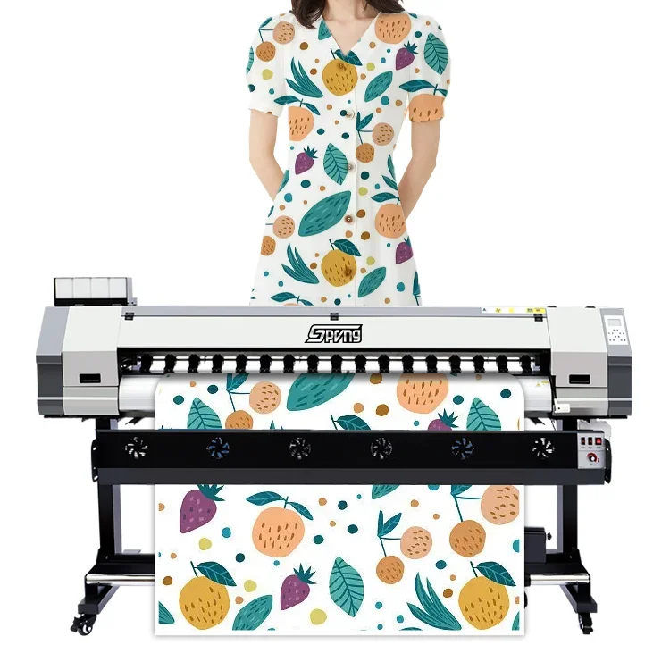 Roll to roll large format high speed 1.6m 1.8m inkjet textile fabric sublimation printer digital printer for textile