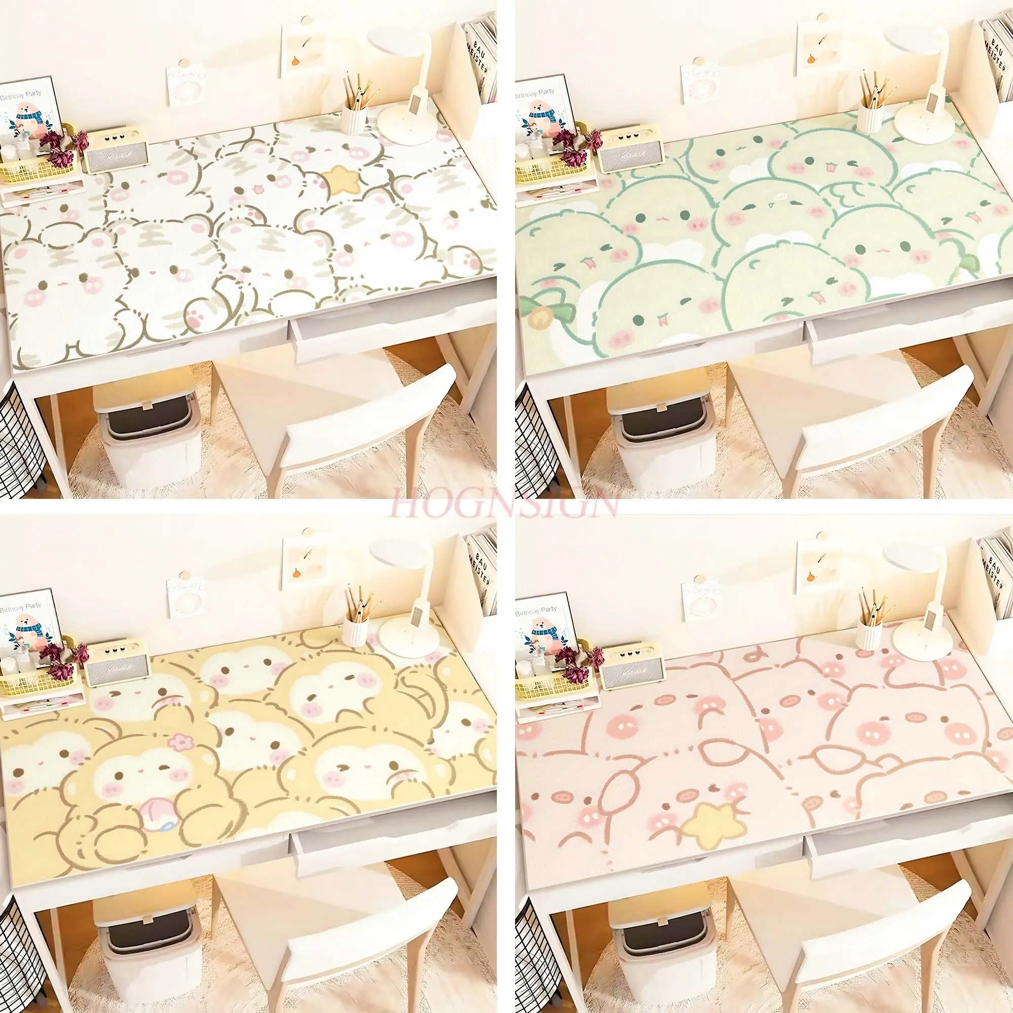 1pcs Cartoon desk pad for eye protection, cute cartoon desk pad for students and children's learning