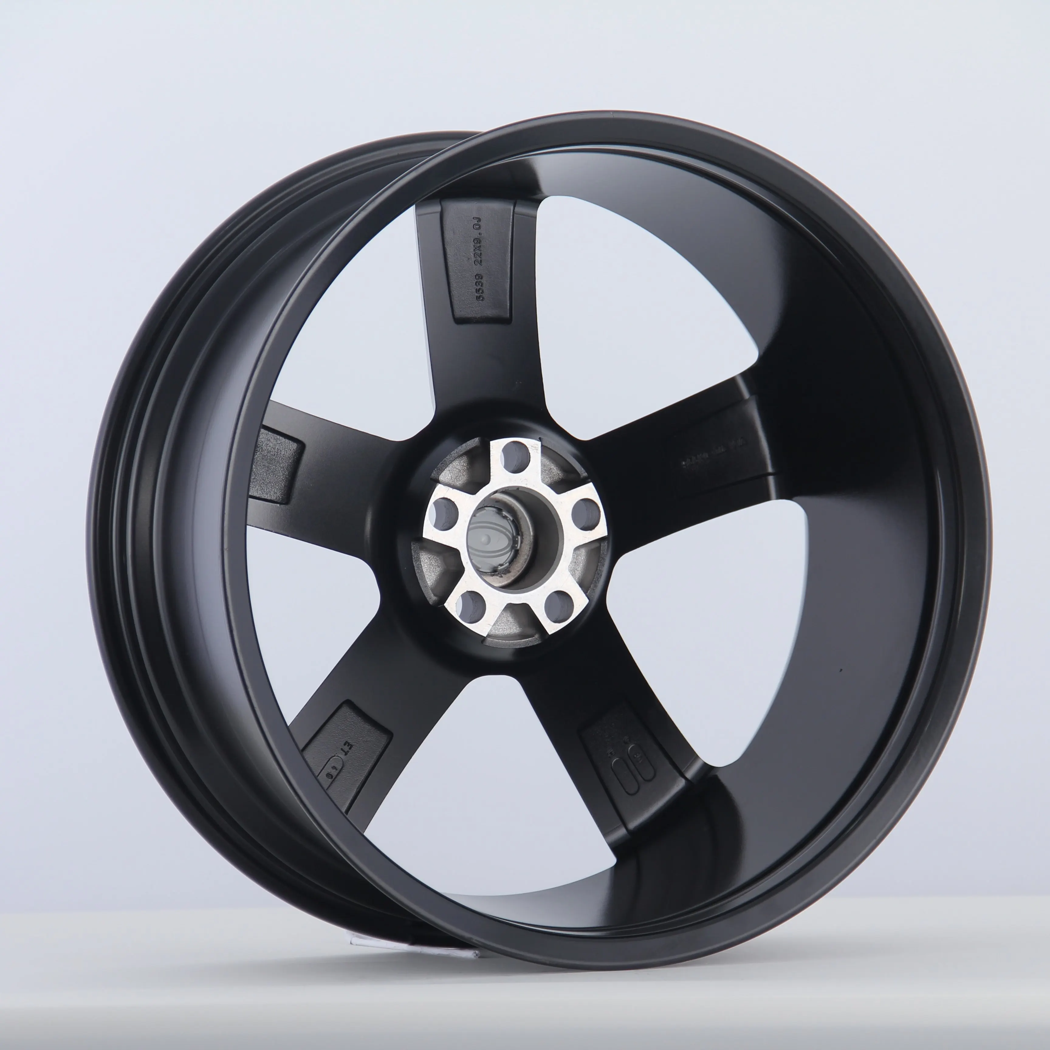 Rodas de carro de passageiros RC Casting 5x120 Rodas de liga off-road 22 polegadas jantes preto brilhante para Range Rover Defender