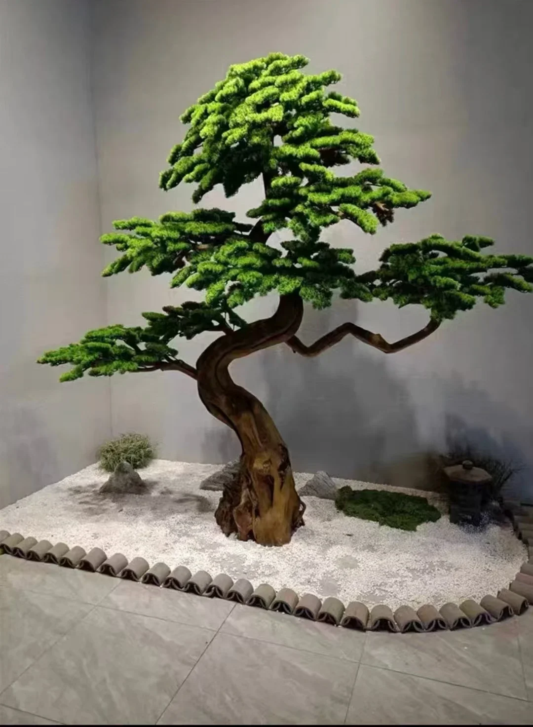 

ss newSimulation green plant welcome pine beauty pine new Chinese ornament pine hotel landscape fake tree