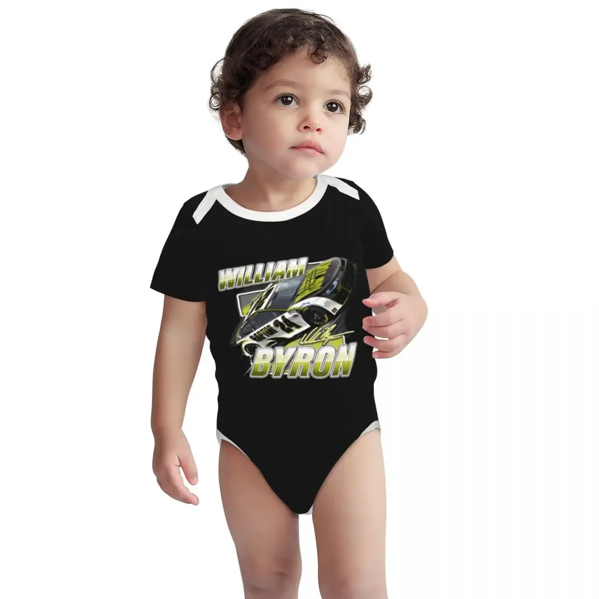 William Byron 24 Baby Bodysuit Unisex Shirt Cotton Newborn Onesie Boy Girl Undershirt Outfit Baby Romper