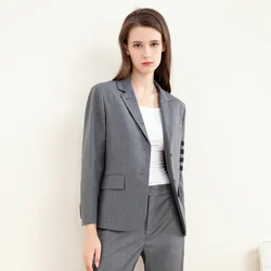 TC-172 High Quality Women's 70% Wool Blazer Autumn Winter New High Quality Women's Clothing