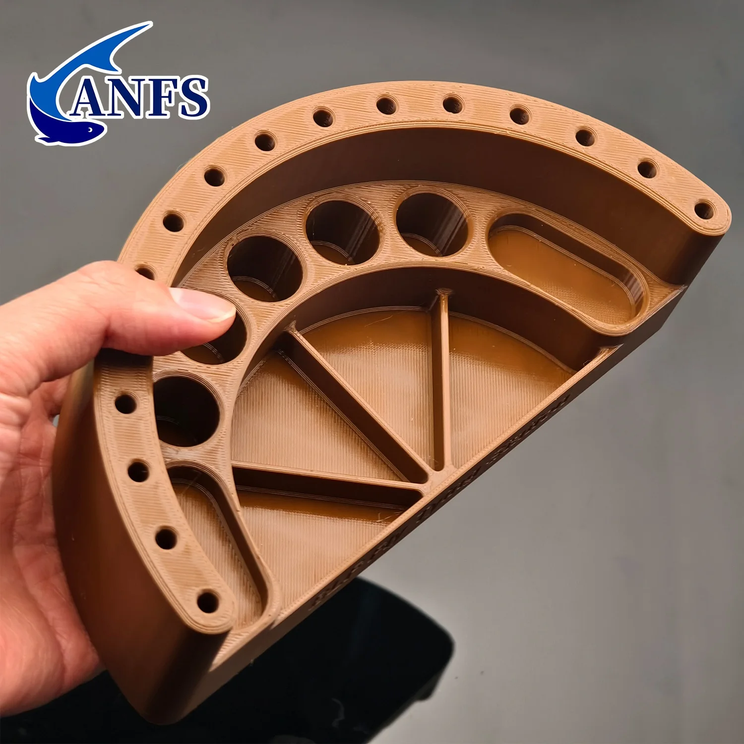 منظم علبة ربط الذبابة الممتاز من ANFS - محطة ربط الذبابة PETG ملحقات صيد مثالية للصياد #5