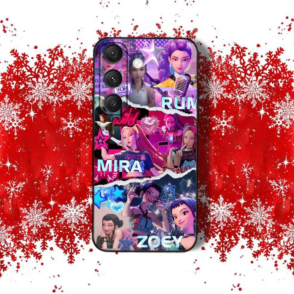 Чехол для телефона R-Rumi Jinu Demon H-Hunters для Samsung S22, S24, S20, S25, S23, S30, S21, Ultra, Plus, Fe, Lite 4G, 5G, черный мягкий чехол